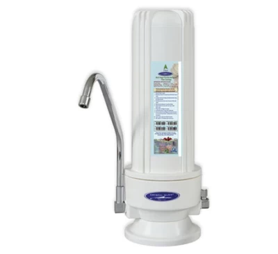 Countertop replaceable single fluoride multi plus water filter