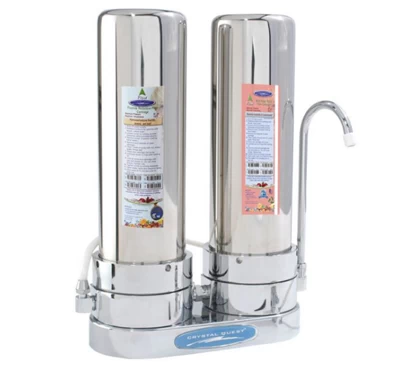 Stainless Steel Countertop Double Fluoride Filter